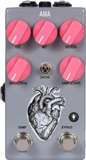 Ac Noises Ama Reverb Oscillator Bit Crusher - Reverb, delay & echo effect pedal - Main picture