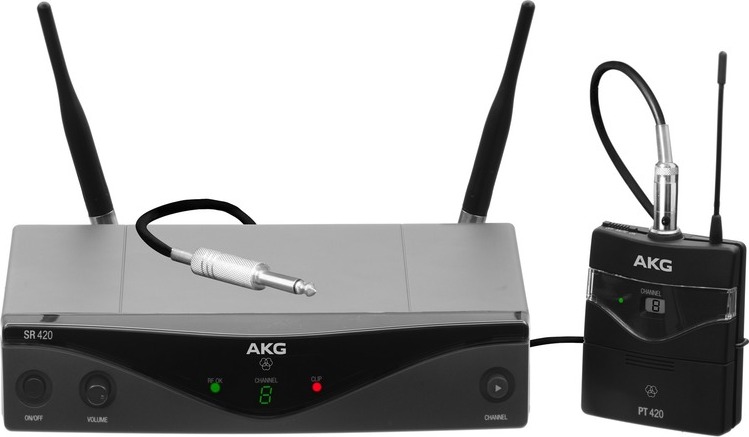 Akg Wms420 Instrumental Set - Band U1 - Wireless microphone for instrument - Main picture