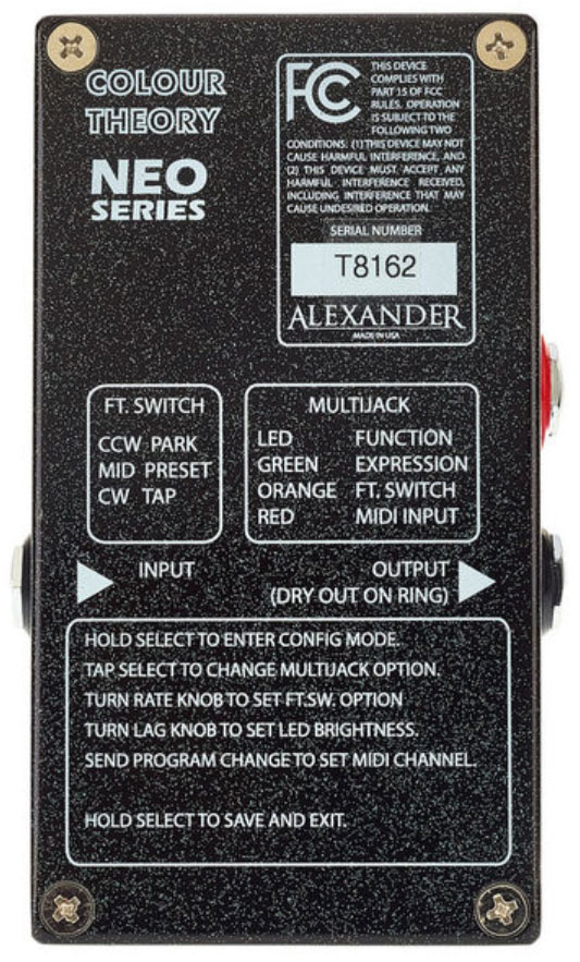 Alexander Pedals Colour Theory Spectrum Sequencer - Harmonizer effect pedal - Variation 4