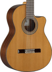 Classical guitar 4/4 size Alhambra Cutaway 3C CW E1 - Natural