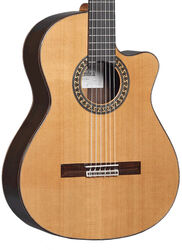 Classical guitar 4/4 size Alhambra Cutaway 5P CW E8 - Natural