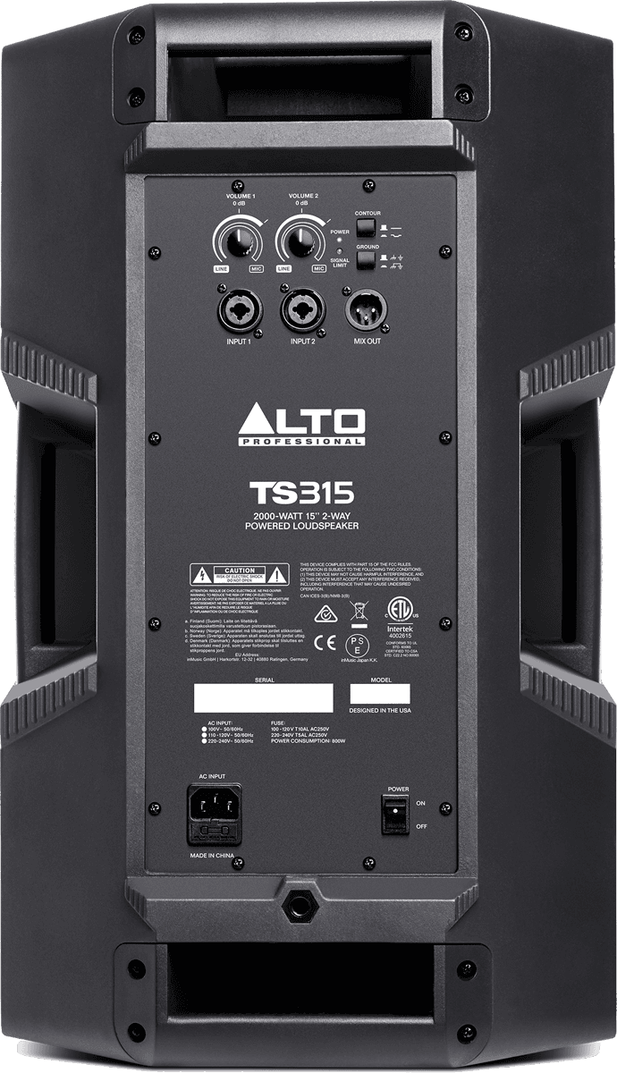 Alto Truesonic Ts315 - Active full-range speaker - Variation 1