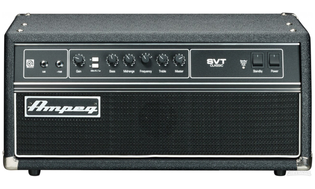 Ampeg Svt-cl Head 300w Black - Classic Series - Bass amp head - Variation 1