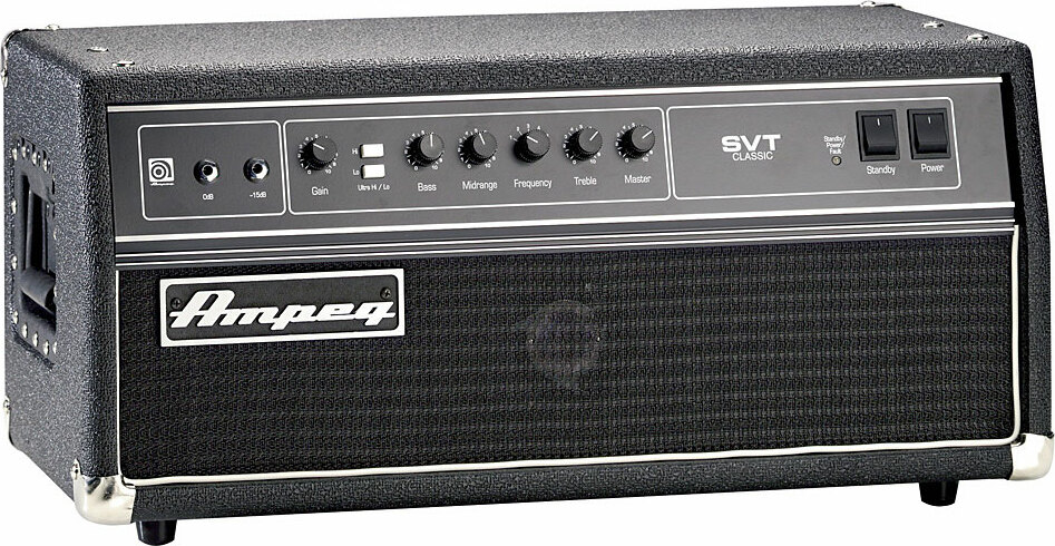 Ampeg Svt-cl Head 300w Black - Classic Series - Bass amp head - Main picture