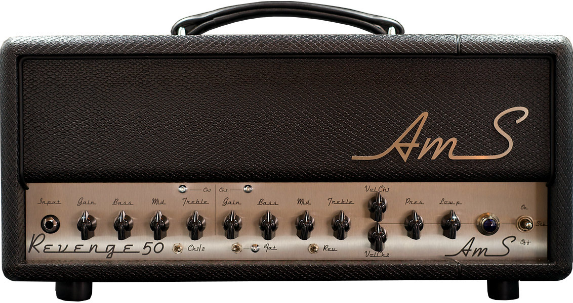 Ams Amplifiers Revenge 50s Head 50w 6l6 Black - Electric guitar amp head - Main picture