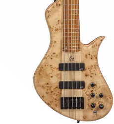 Solid body electric bass Aquilina Shelby Chambre Acoustique 5 Custom (#011855) - Natural