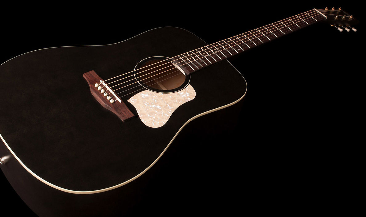 Art Et Lutherie Americana Dreadnought - Faded Black - Acoustic guitar & electro - Variation 2
