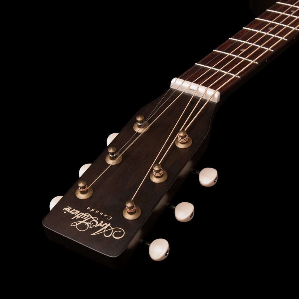 Art Et Lutherie Legacy Cw Presys Ii Concert Hall Cedre Merisier Rw - Faded Black - Electro acoustic guitar - Variation 5