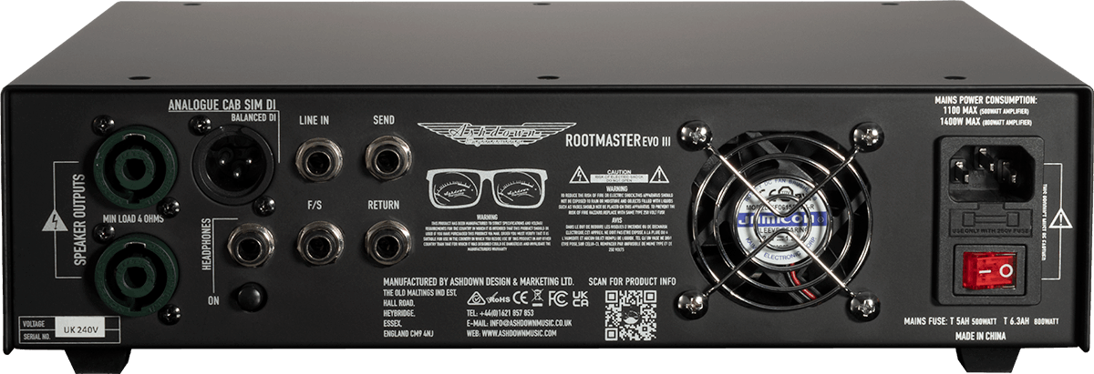 Ashdown Rootmaster Evo Iii Head 800w - Bass amp head - Variation 1