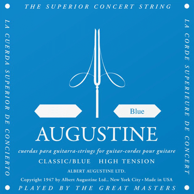 Augustine Corde Au DÉtail Guit. Classique Mi 6eme Tension Forte Bleu - Nylon guitar strings - Main picture