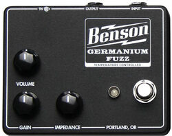 Overdrive, distortion & fuzz effect pedal Benson amps Germanium Fuzz - Studio Black