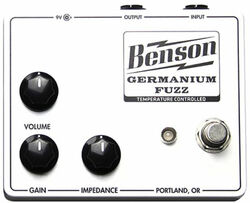 Overdrive, distortion & fuzz effect pedal Benson amps Germanium Fuzz White