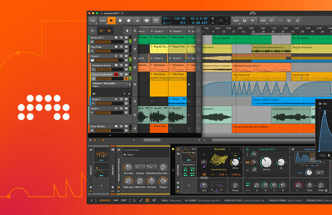 Bitwig Studio (upgrade From Essentials/16 Track) - Sequencer sofware - Main picture