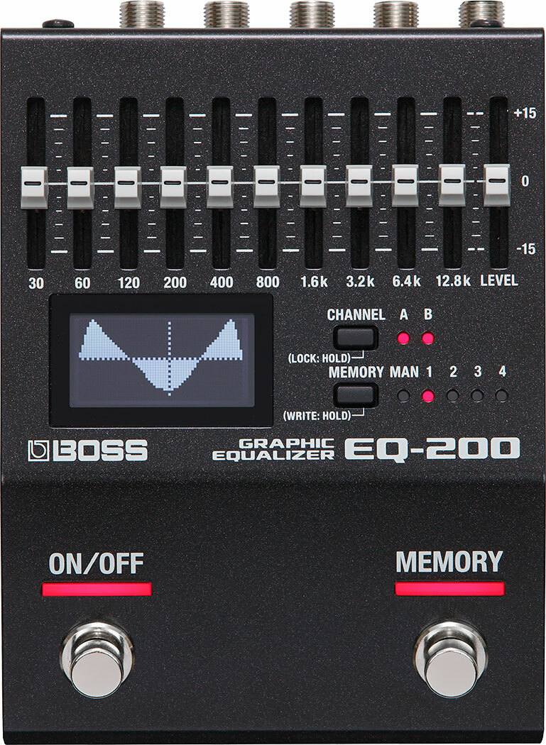 Boss Eq-200 Graphic Equalizer - EQ & enhancer effect pedal - Main picture