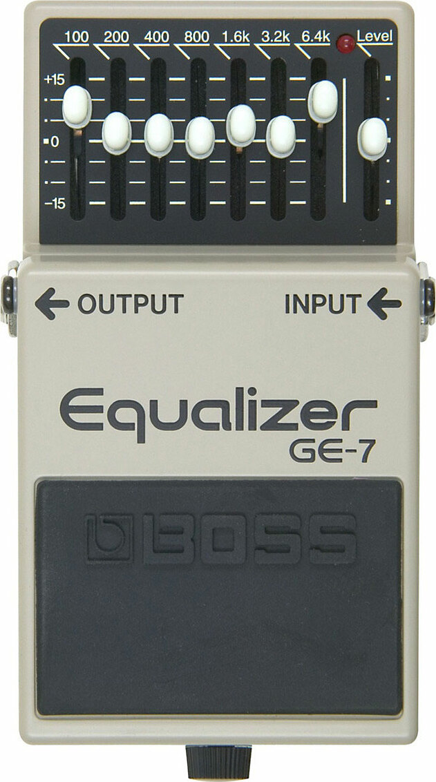 Boss Ge-7 Graphic Equalizer - EQ & enhancer effect pedal - Main picture