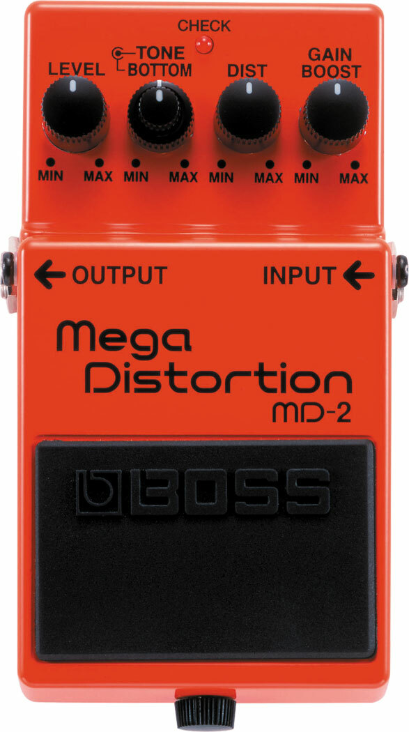 Boss Md2 Mega Distortion - Orange - Overdrive, distortion & fuzz effect pedal - Main picture