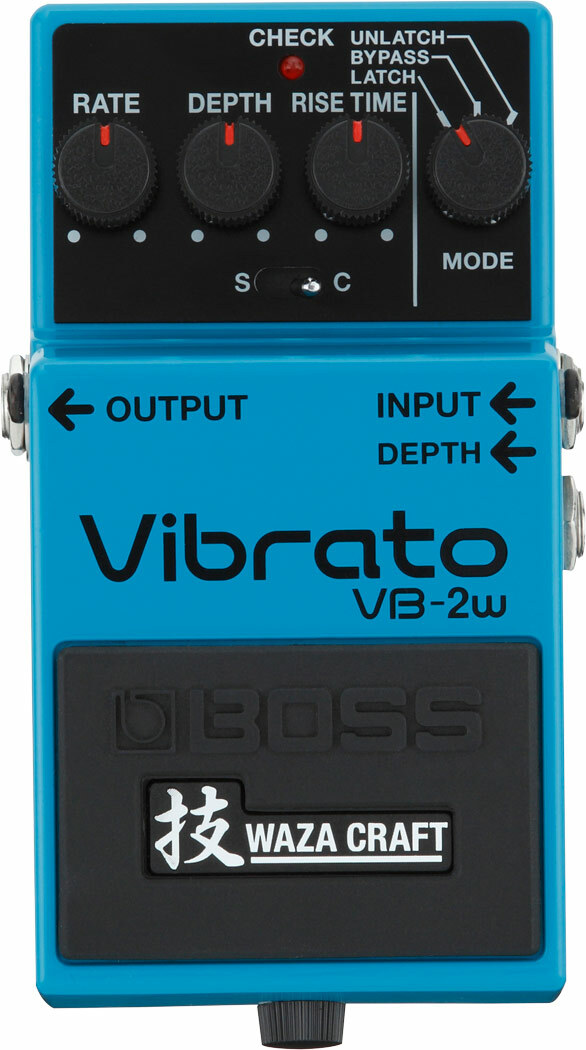 Boss Vb-2w Vibrato Waza Craft - Modulation, chorus, flanger, phaser & tremolo effect pedal - Main picture