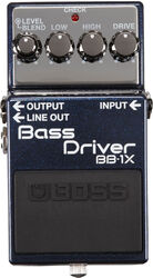 Overdrive, distortion, fuzz effect pedal for bass Boss BB-1X Bass Driver