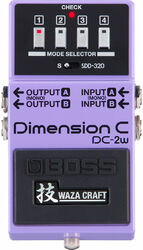 Modulation, chorus, flanger, phaser & tremolo effect pedal Boss DC-2W Dimension C