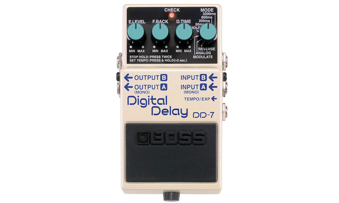 Boss Dd7 Digital Delay - White - Reverb, delay & echo effect pedal - Variation 1