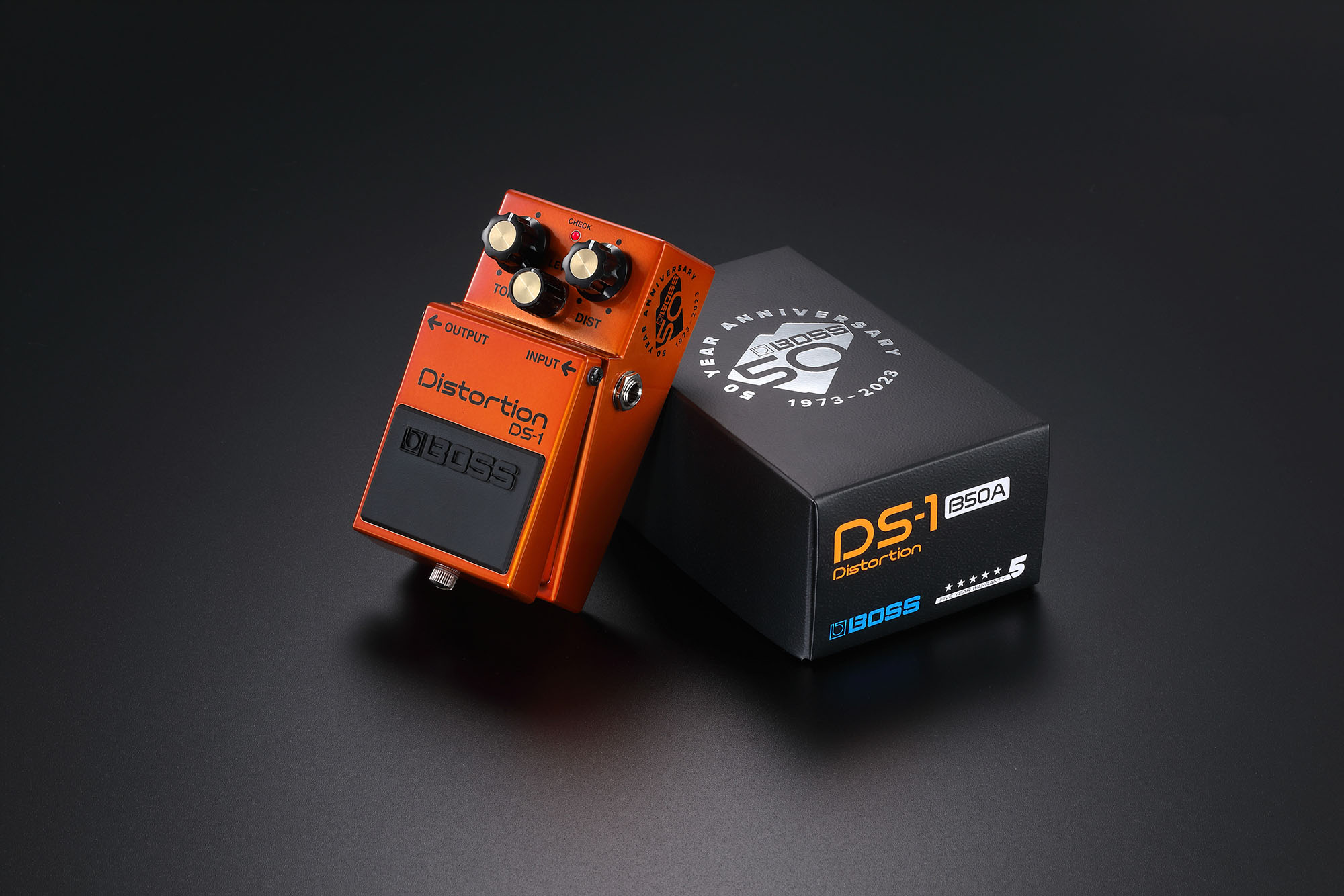 Boss Ds-1-b50a Distortion 50th Anniversary - Overdrive, distortion & fuzz effect pedal - Variation 5