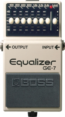 Boss Ge-7 Graphic Equalizer - EQ & enhancer effect pedal - Variation 1