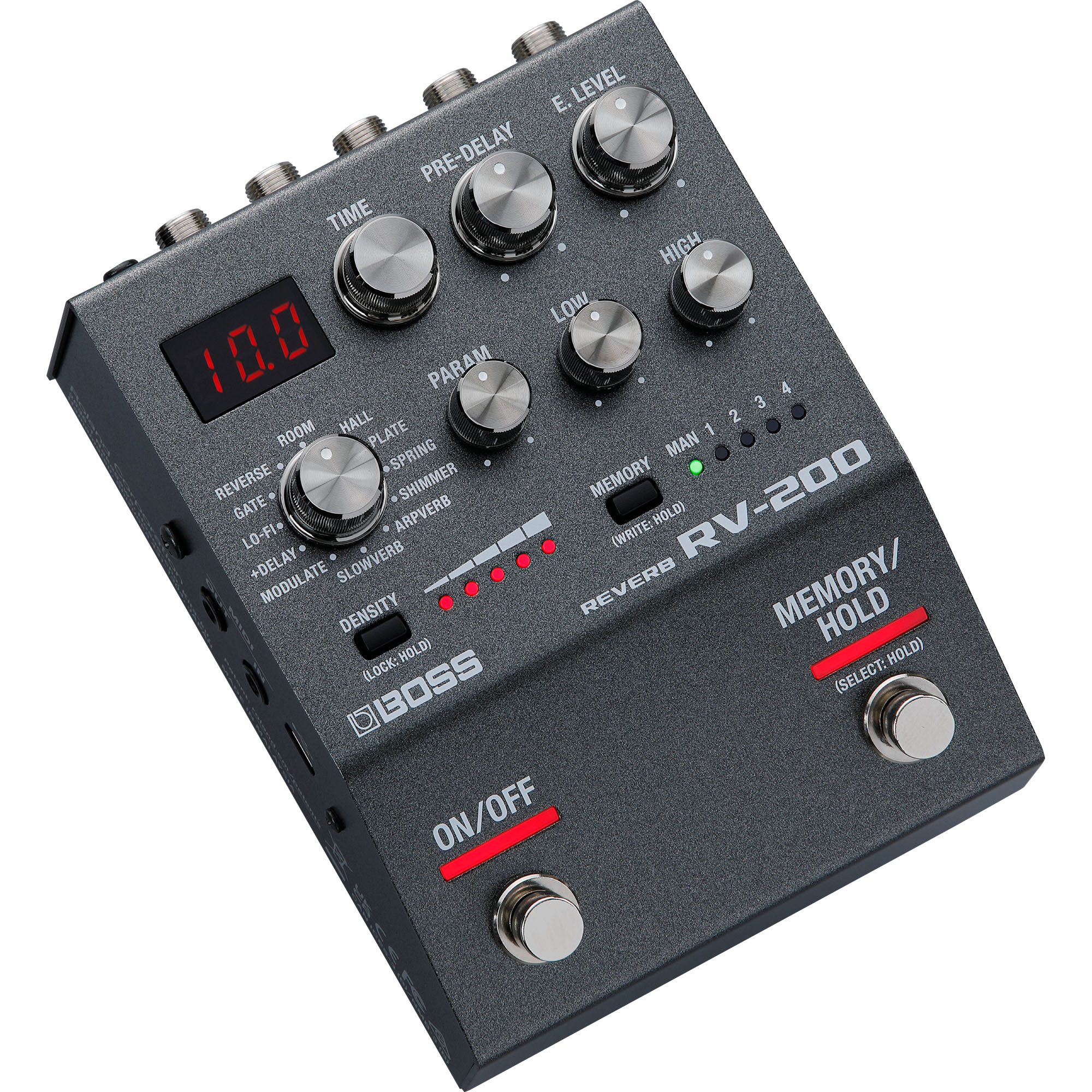 Boss Rv-200 Reverb - Reverb, delay & echo effect pedal - Variation 2