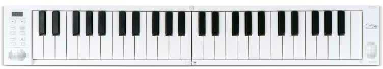 Carry On Piano 49 Touch White - Entertainer Keyboard - Main picture