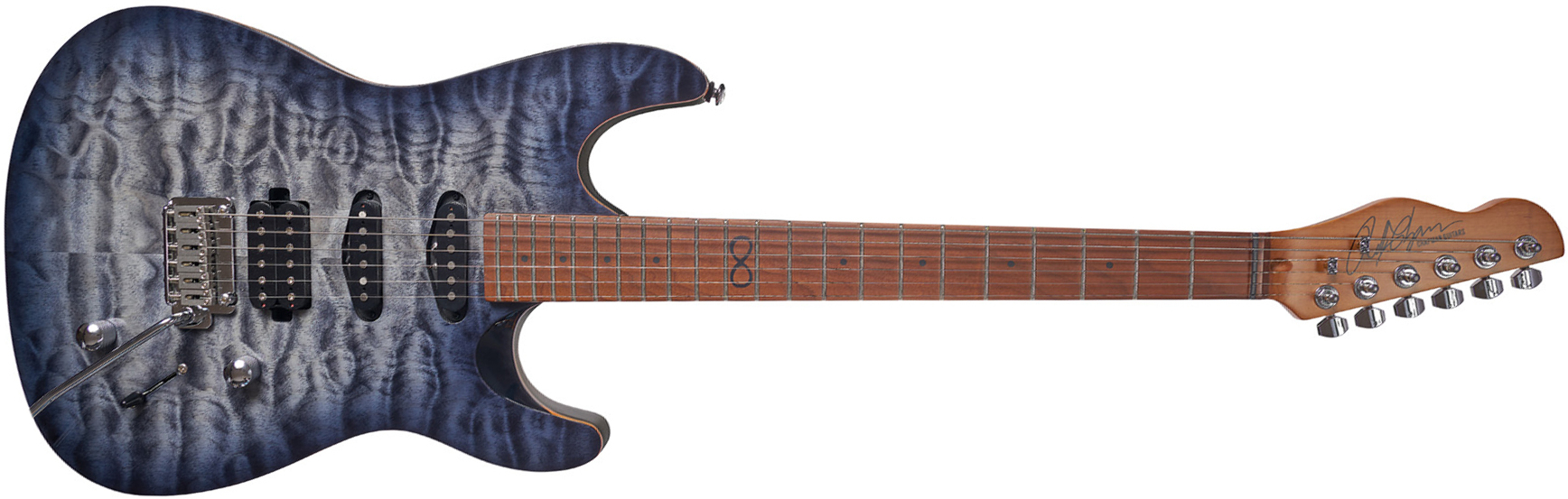 Chapman Guitars Ml1 Hybrid Standard Hss Trem Mn - Sarsen Stone Black - Str shape electric guitar - Main picture