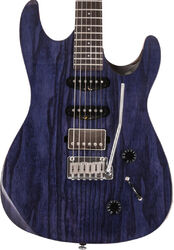 Str shape electric guitar Chapman guitars Standard ML1 X 2022 - Trans deep blue 