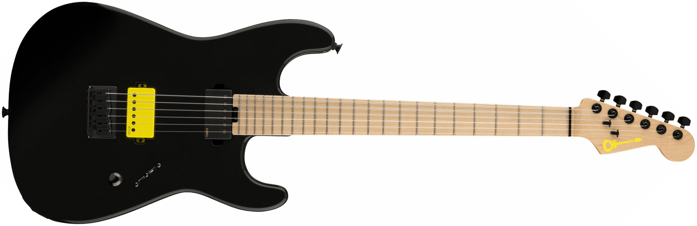 Charvel Sean Long San Dimas Style 1 Pro-mod Signature 2h Emg Ht Mn - Gloss Black - Str shape electric guitar - Main picture