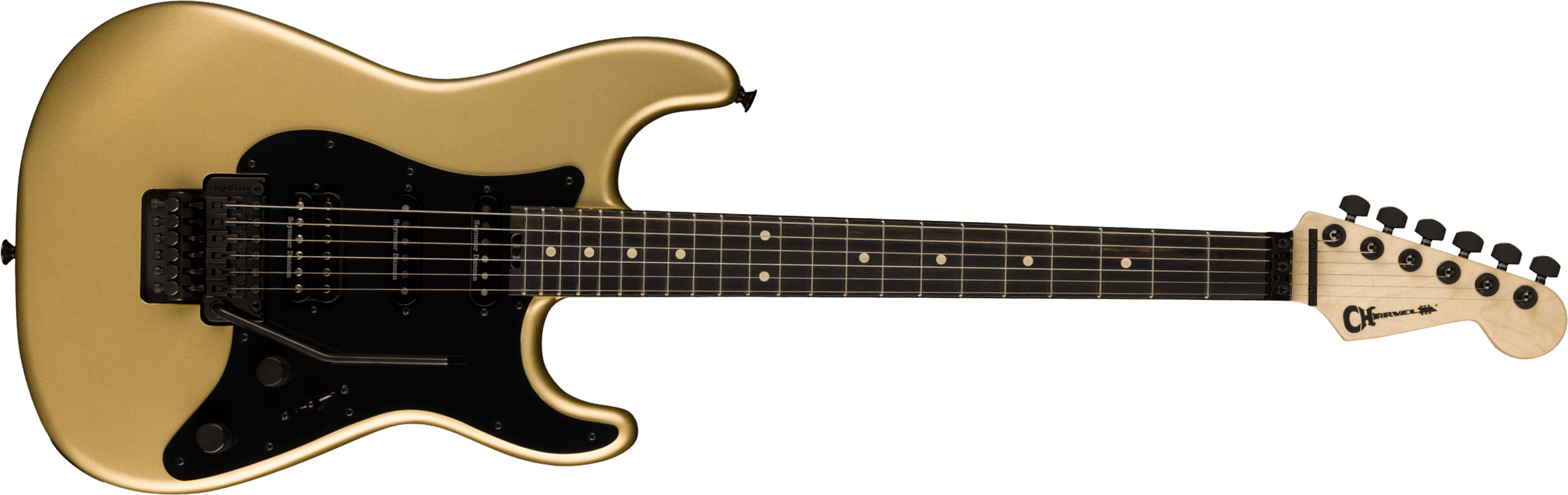 Charvel So-cal Style 1 Hss Fr E Pro-mod Seymour Duncan Eb - Pharaohs Gold - Str shape electric guitar - Main picture