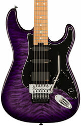 Signature electric guitar Charvel Marco Sfogli Pro-Mod So-Cal Style 1 HSS FR CM QM - Transparent purple burst