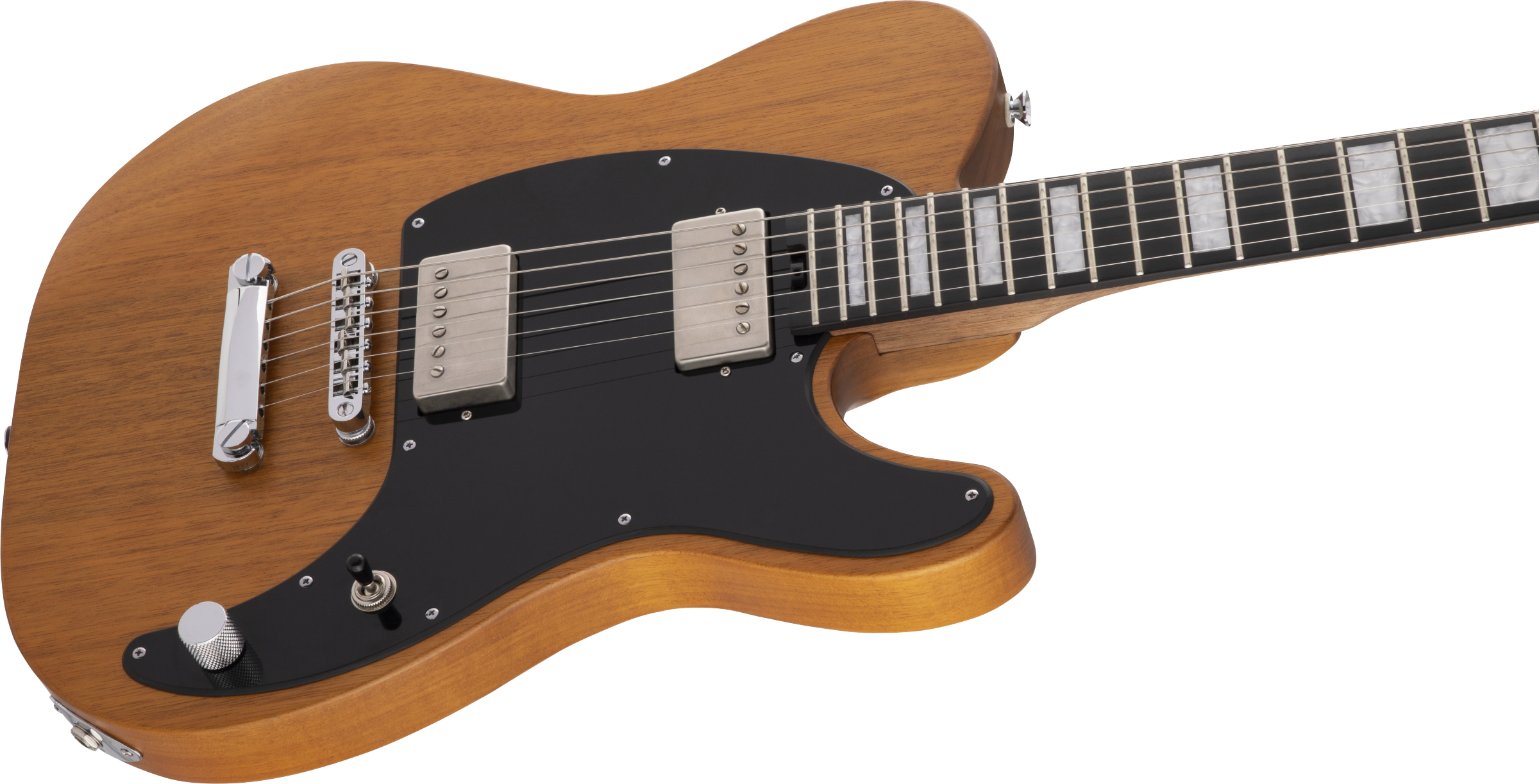 Charvel Joe Duplantier San Dimas Style 2 Hh E Mahogany Pro-mod Signature 2h Ht Eb - Natural - Tel shape electric guitar - Variation 1