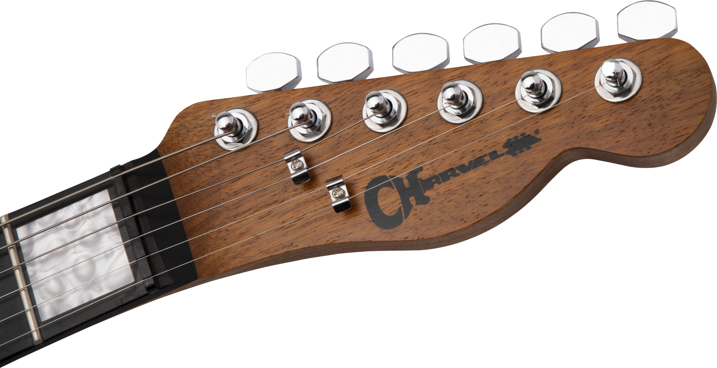Charvel Joe Duplantier San Dimas Style 2 Hh E Mahogany Pro-mod Signature 2h Ht Eb - Natural - Tel shape electric guitar - Variation 3