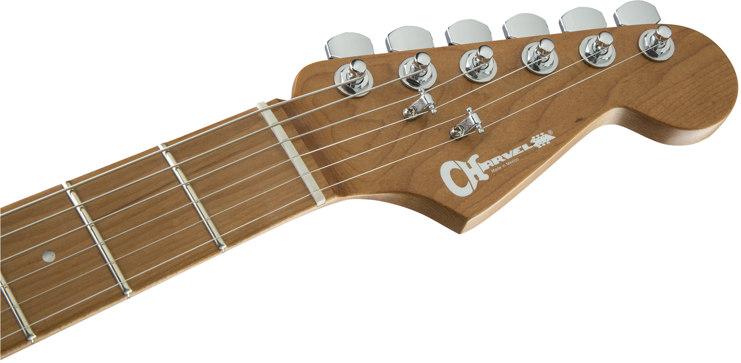 Charvel Pro-mod Dk24 Hss 2pt Cm Trem Mn - Satin Shell Pink - Str shape electric guitar - Variation 4