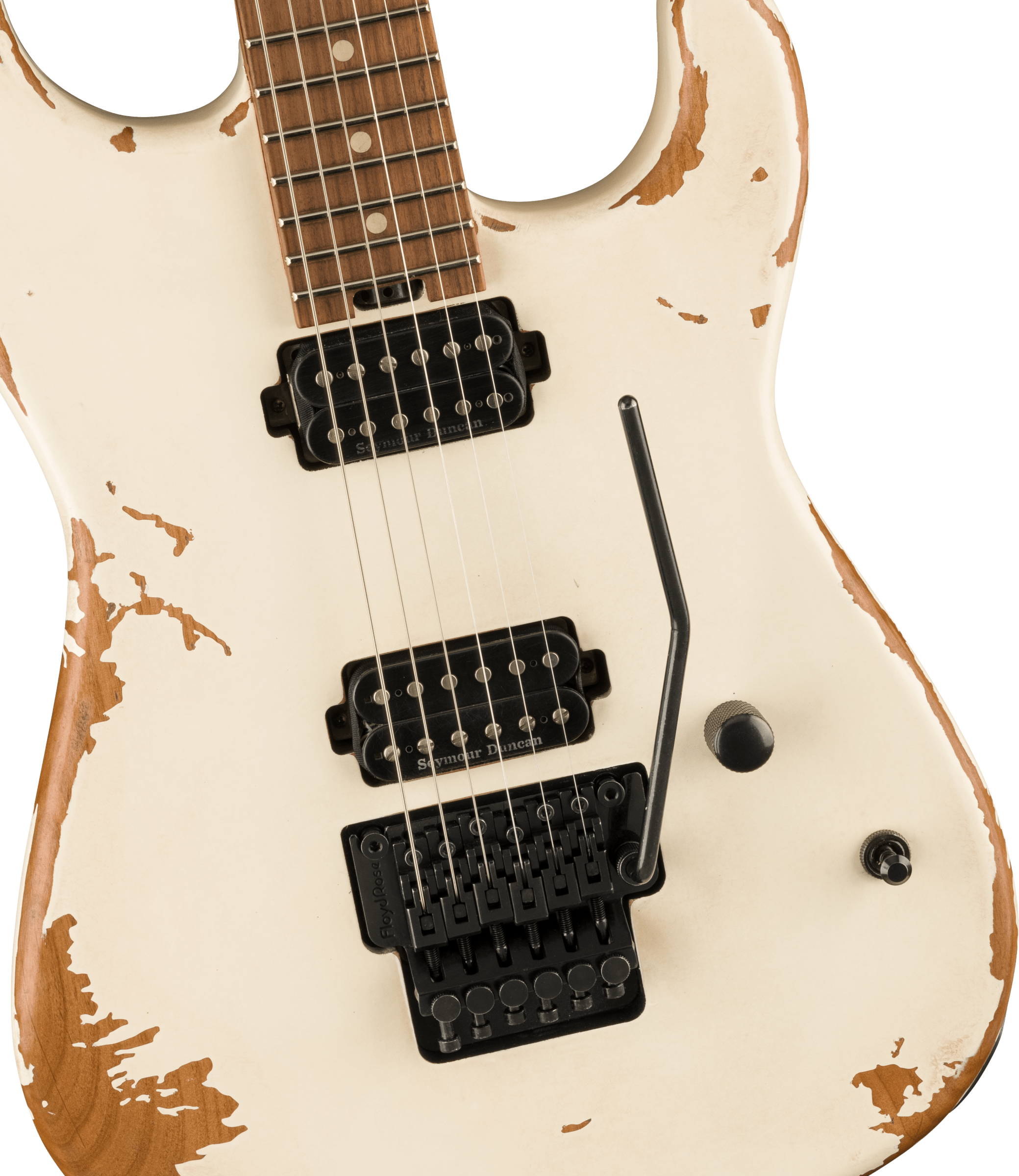 Charvel San Dimas Pro-mod Relic Style 1 Hh Fr E Pf - Weathered White - Str shape electric guitar - Variation 2