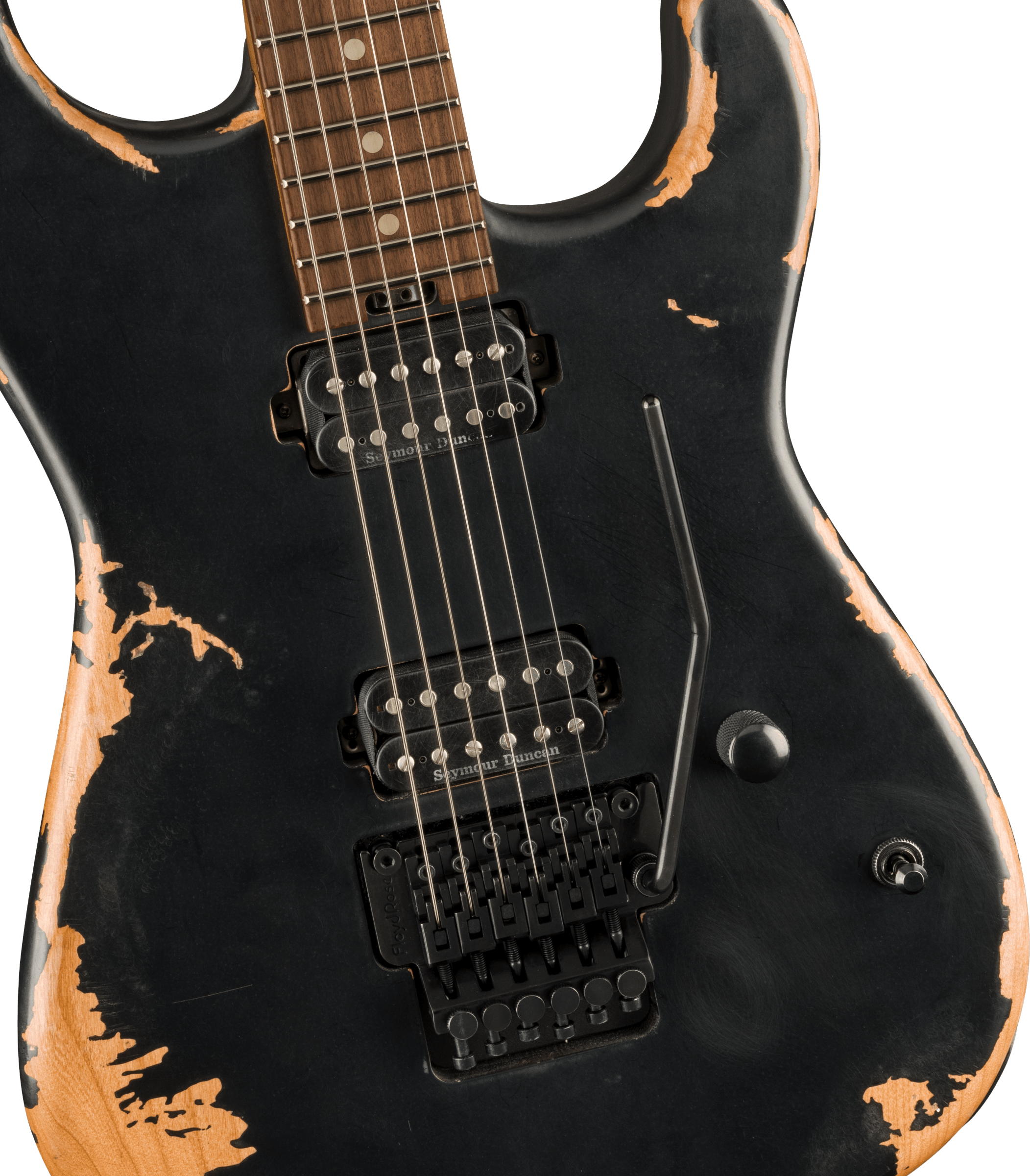 Charvel San Dimas Pro-mod Relic Style 1 Hh Fr E Pf - Weathered Black - Str shape electric guitar - Variation 2