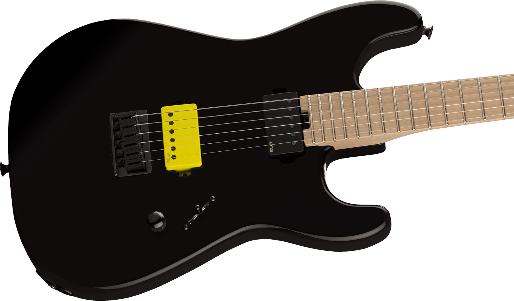 Charvel Sean Long San Dimas Style 1 Pro-mod Signature 2h Emg Ht Mn - Gloss Black - Str shape electric guitar - Variation 2