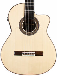 Classical guitar 4/4 size Cordoba España 55FCE Negra Ziricote +Case - Natural