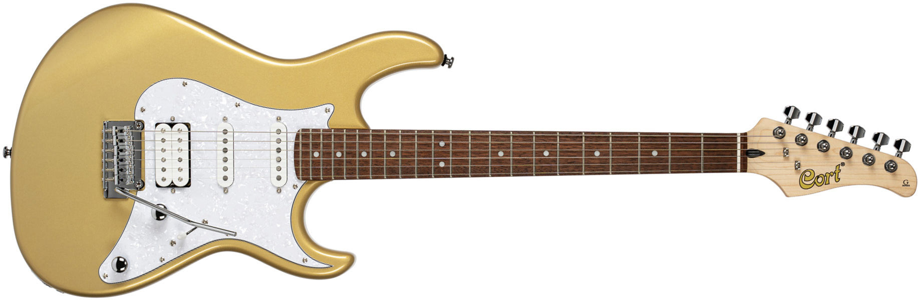 Cort G250 Svm Hss Trem Jat - Champagne Gold Metallic - Str shape electric guitar - Main picture