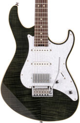 Str shape electric guitar Cort G280 - Trans black