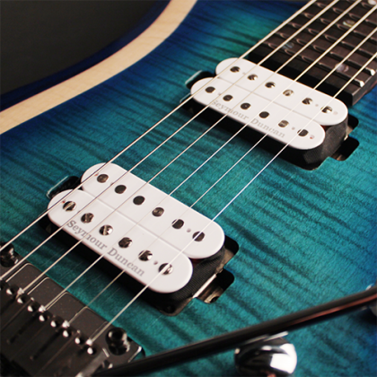 Cort X700 Duality Hh Seymour Duncan Ht Eb - Light Blue Burst - Str shape electric guitar - Variation 1
