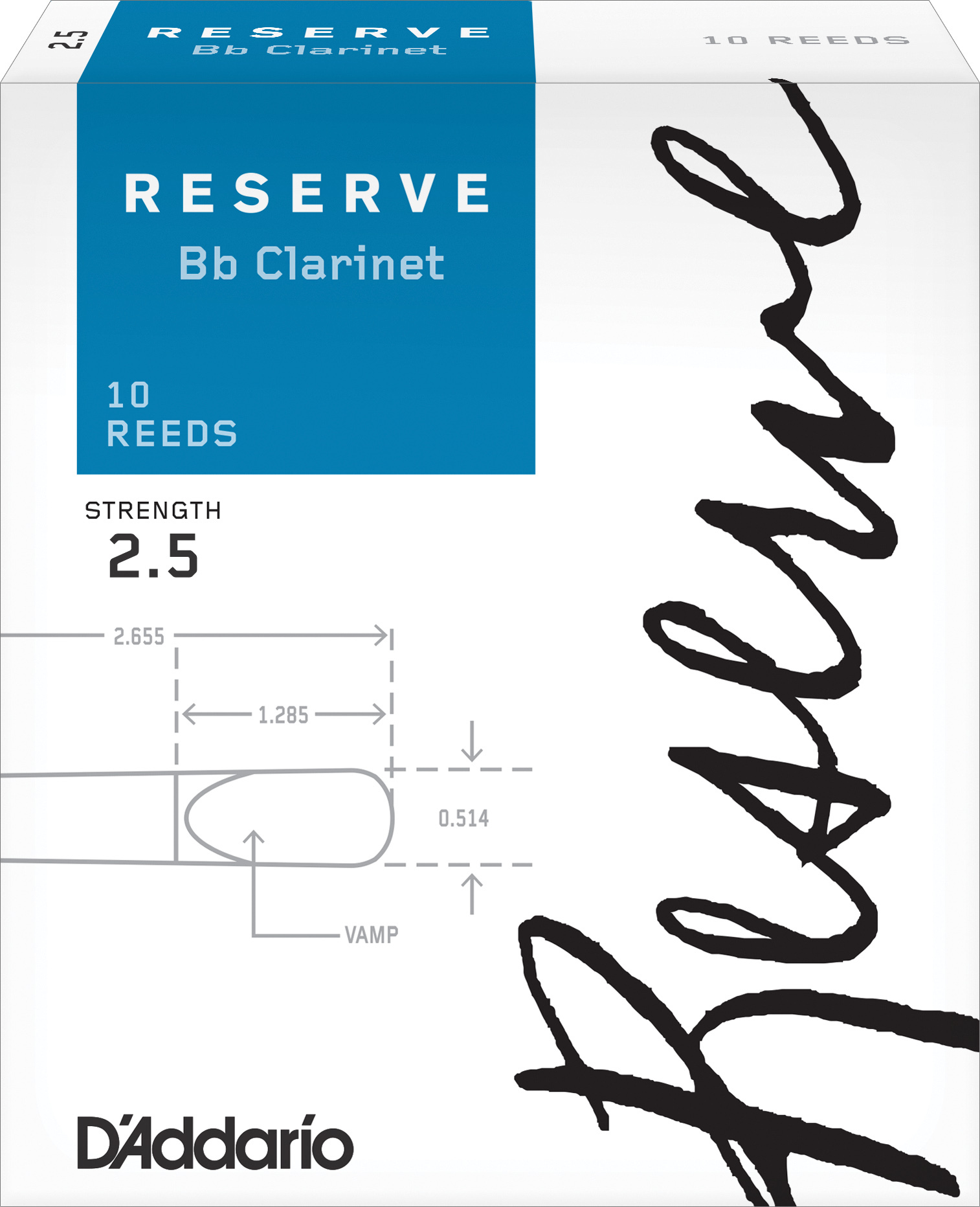 D'addario Dcr1025 - Clarinet reed - Main picture