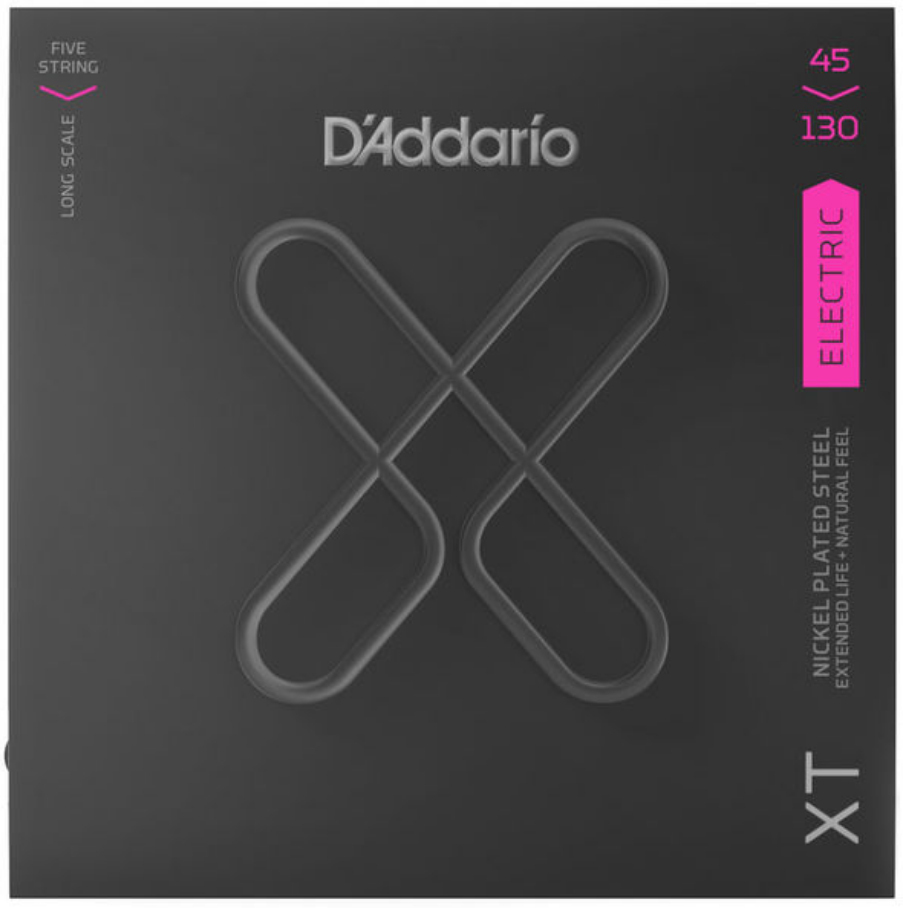D'addario Xtb45130 Nps Electric Bass Long Scale 5c 45-130 - Electric bass strings - Main picture