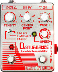 Modulation, chorus, flanger, phaser & tremolo effect pedal Death by audio Disturbance Modulator