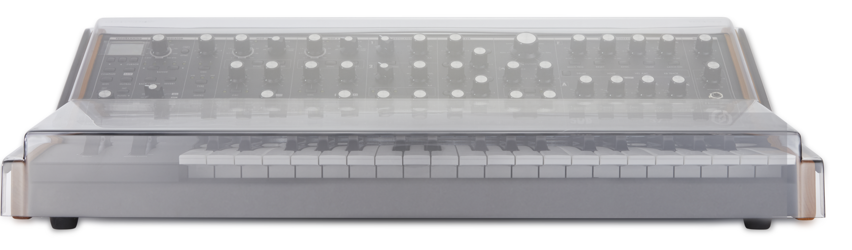 Decksaver Moog Subsequent37 Cover (soft-fit Sides) - Gigbag for studio product - Variation 2