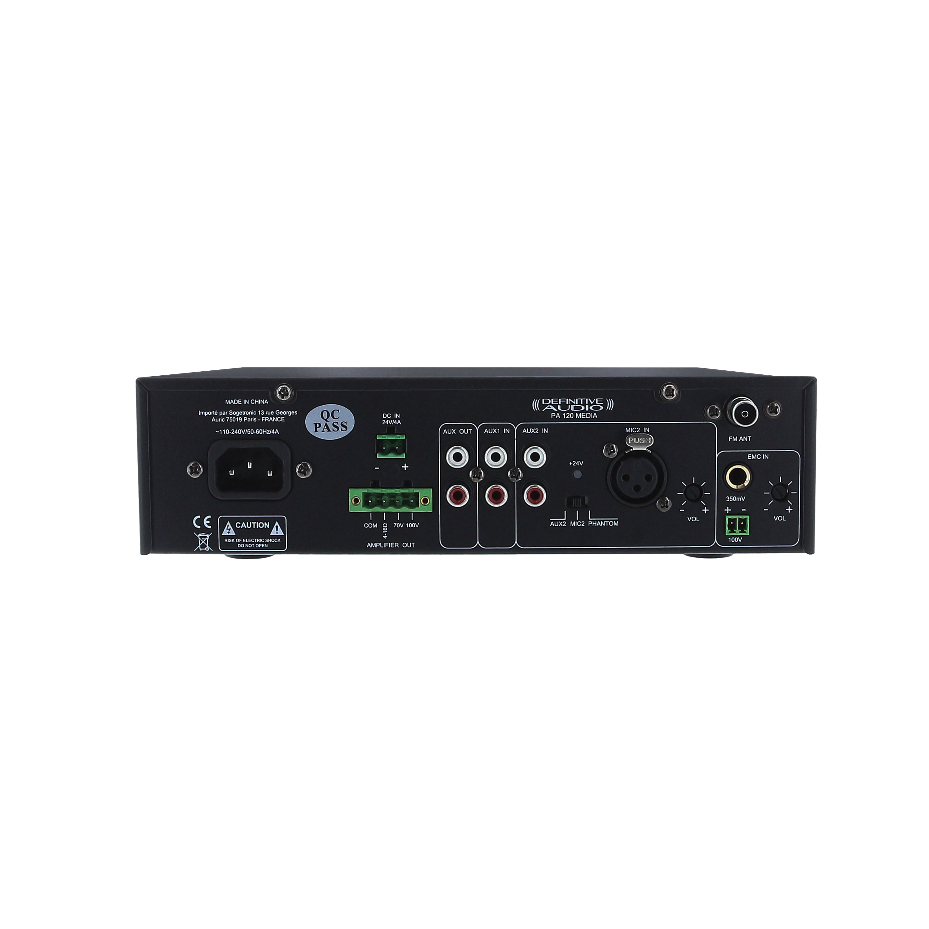 Definitive Audio Pa 120 Media - Multiple channels power amplifier - Variation 3