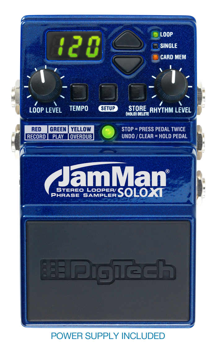 Digitech Jamman Solo Xt Looper Phrase Sampler - Looper effect pedal - Main picture