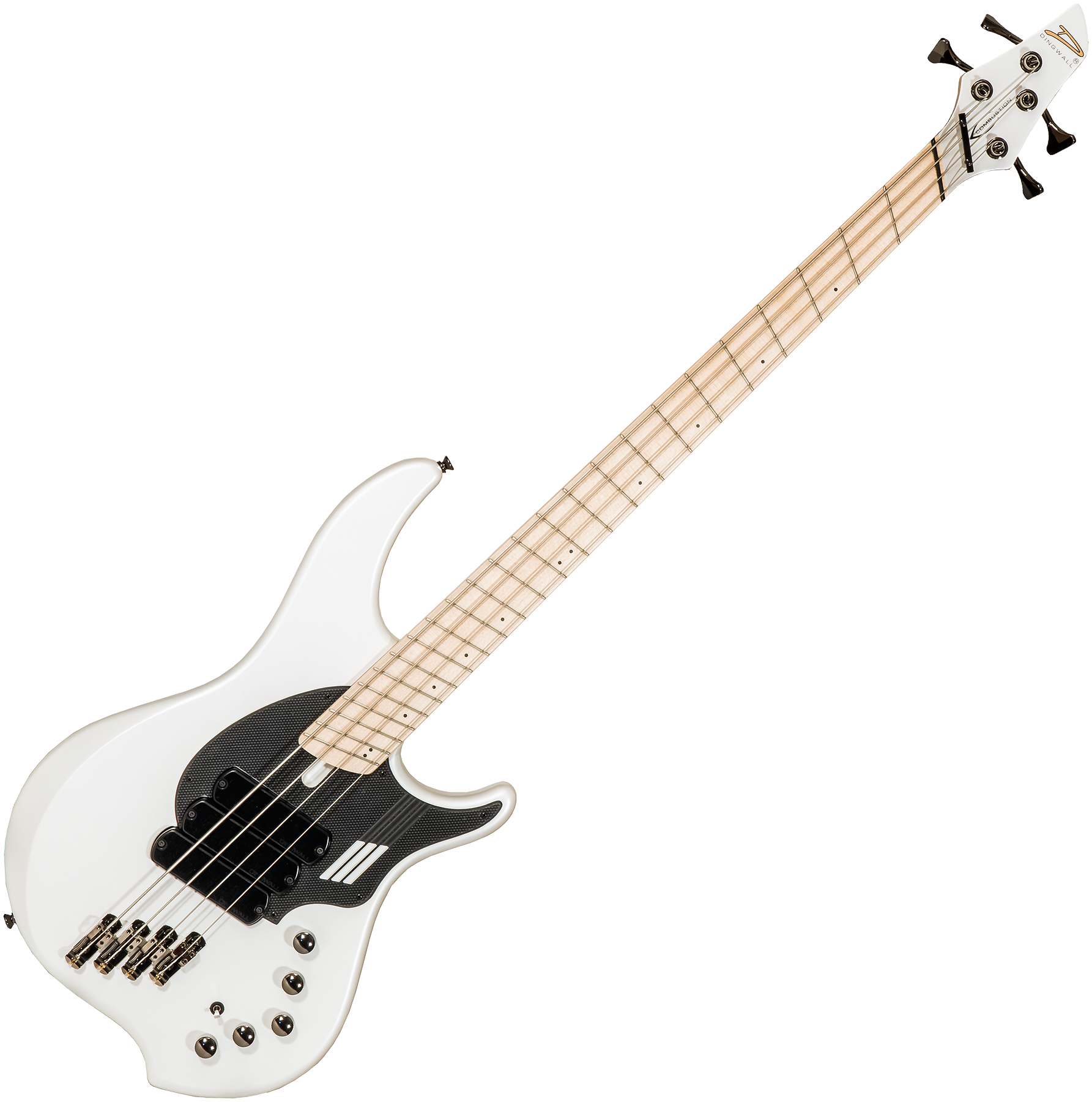 Dingwall Adam Nolly Getgood Ng3 4c 3pu Signature Active Mn - Ducati Pearl White - Solid body electric bass - Variation 1